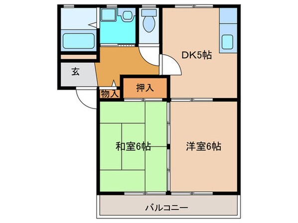 アート林Ⅱ　Ｃ棟の物件間取画像